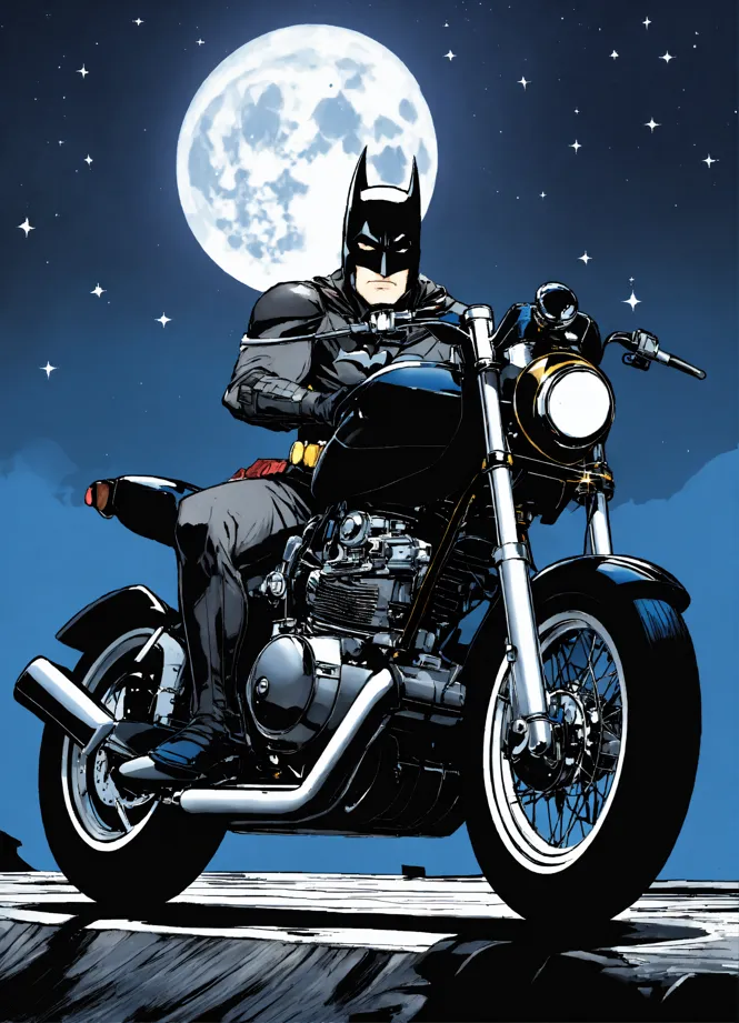 Batman motorbike best sale ride on