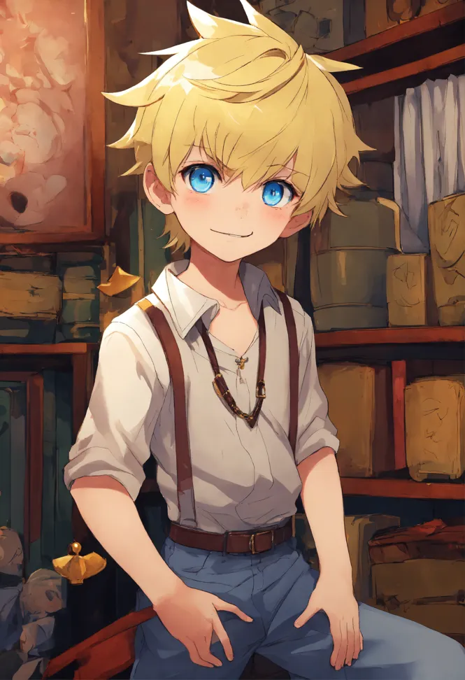 Lexica - anime school boy
