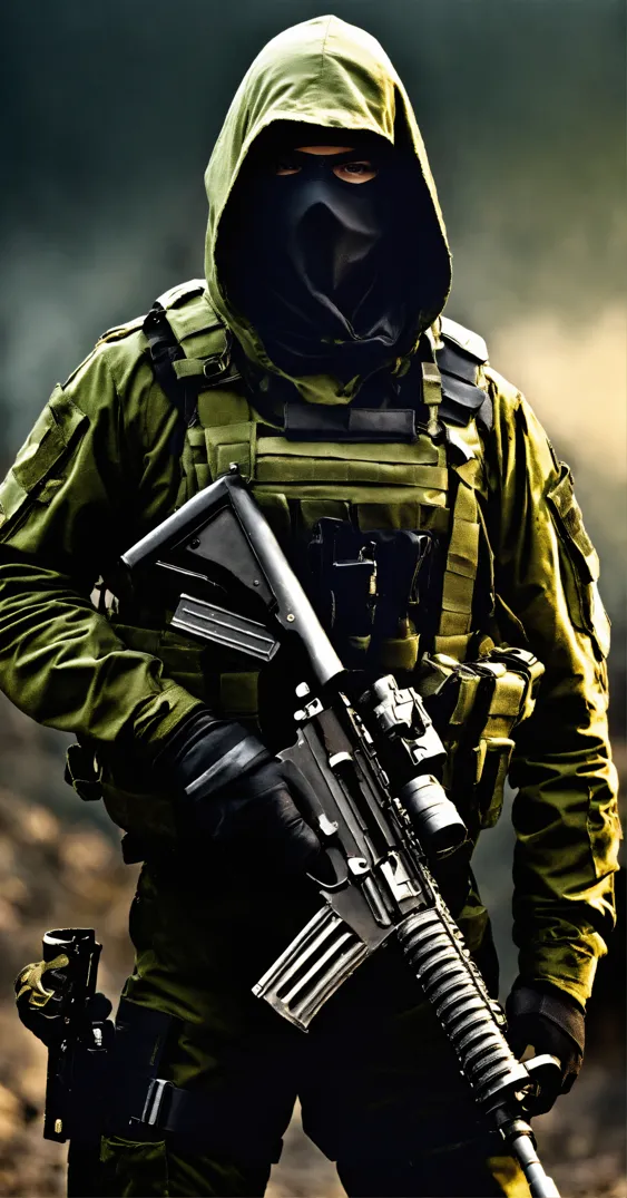 Download CS GO Mobile Armed Terrorist With Mask Wallpaper