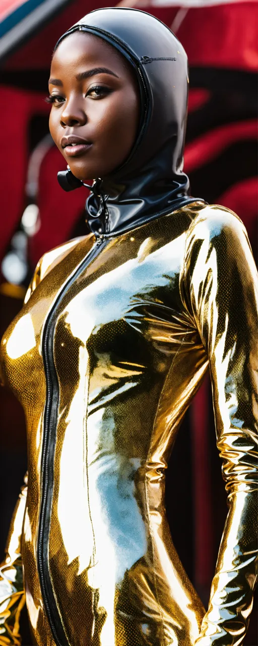 Sleek and Shiny Lycra Spandex Outfits