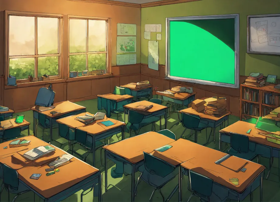 Lexica - School classroom,artstation, ghibli studio,4k, sharp