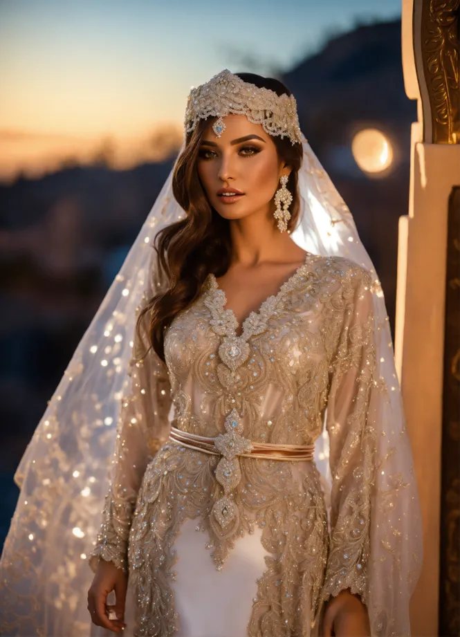 Arabic traditional wedding on sale dress