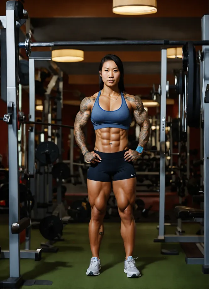 Lexica - Muscular women with fit body