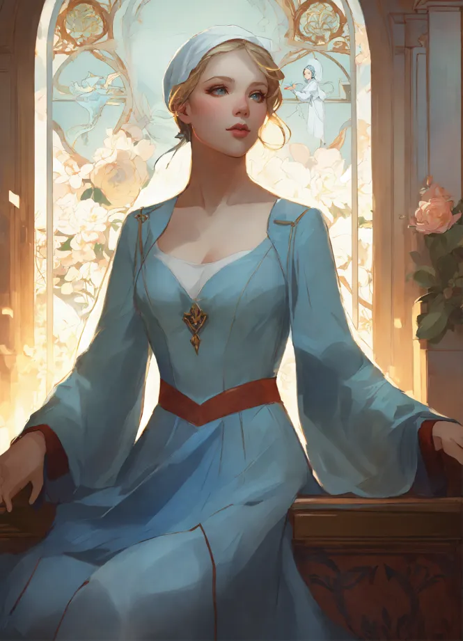 Blue hotsell elven dress