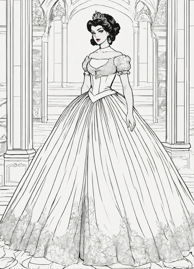 Lexica princess dress design