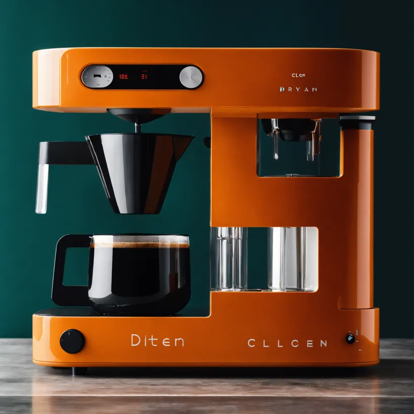 Lexica - A surreal coffee maker designed by Dieter Rams. Product