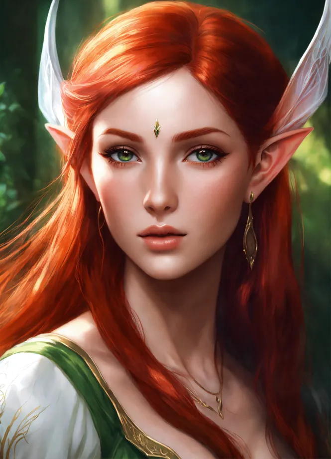 Beautiful Elf Art
