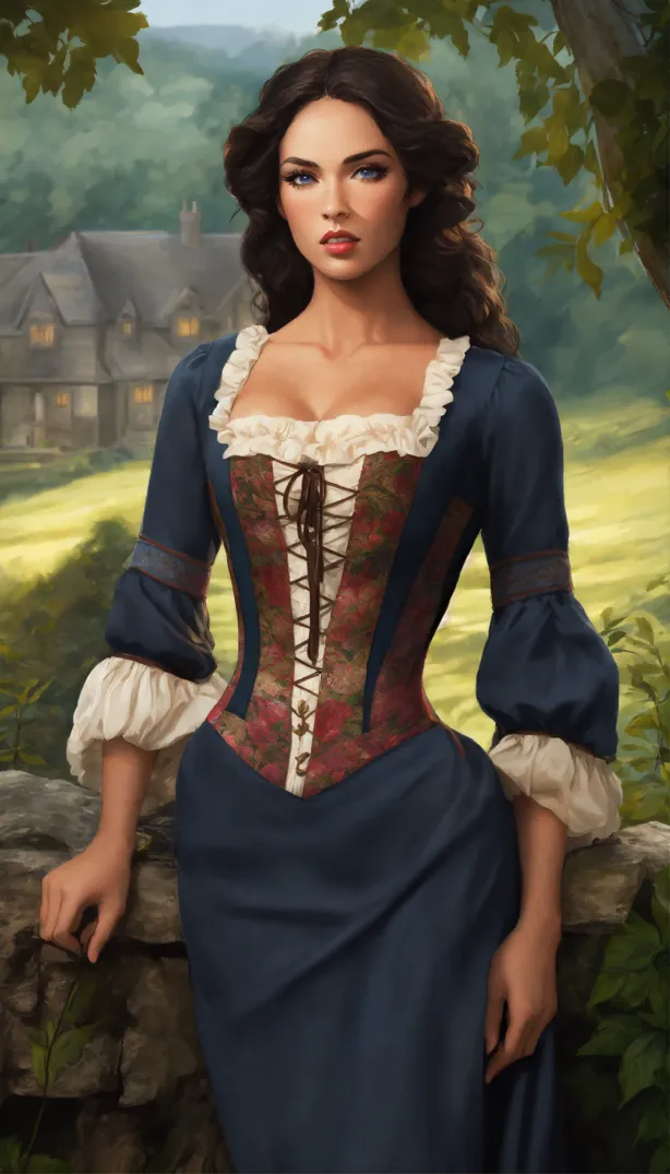 Lexica - victorian corset dress