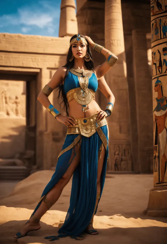 Egyptian Inspired Rave Bra