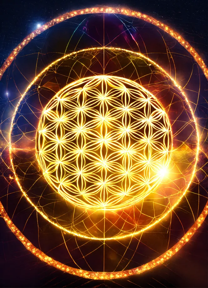 Lexica - The sacred geometry of divinity as seen in overlay on everyday  life, 8 k, ultra realistic, lens flare, atmosphere, glow, detailed,  intricate