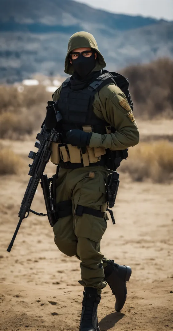 Lexica - wearing tactical gear