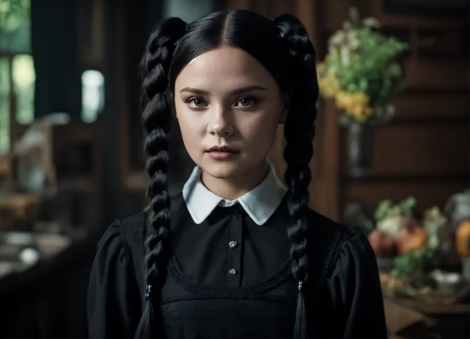 Lexica - wednesday addams full body