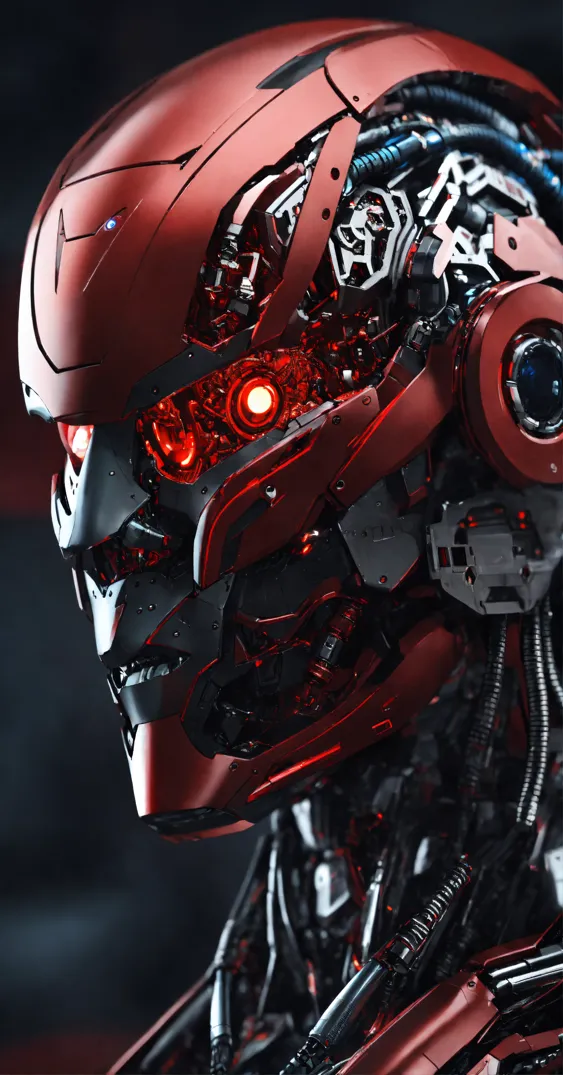 Lexica - black and red robot