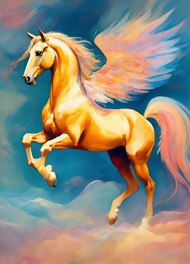 Store Yellow Pastel Pegasus