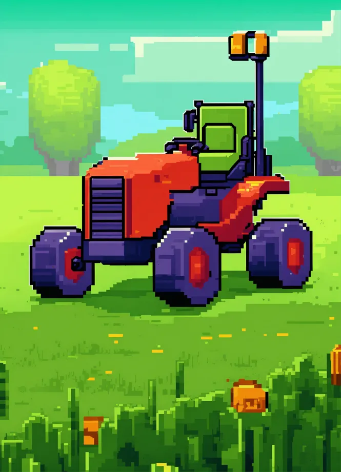 Lexica - 32 bit pixel art