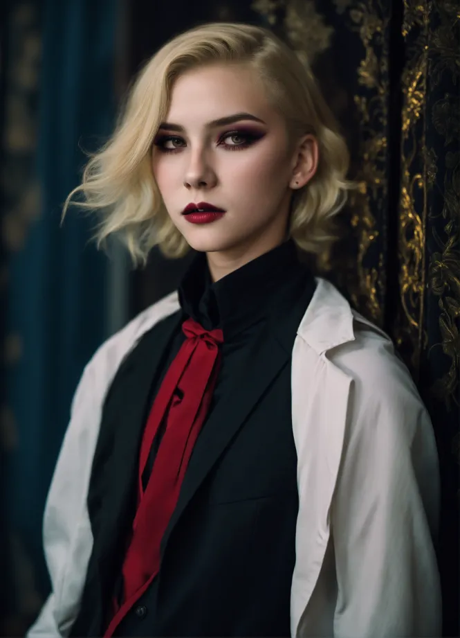 Lexica - sypha belnades castlevania blonde pixie hair cut