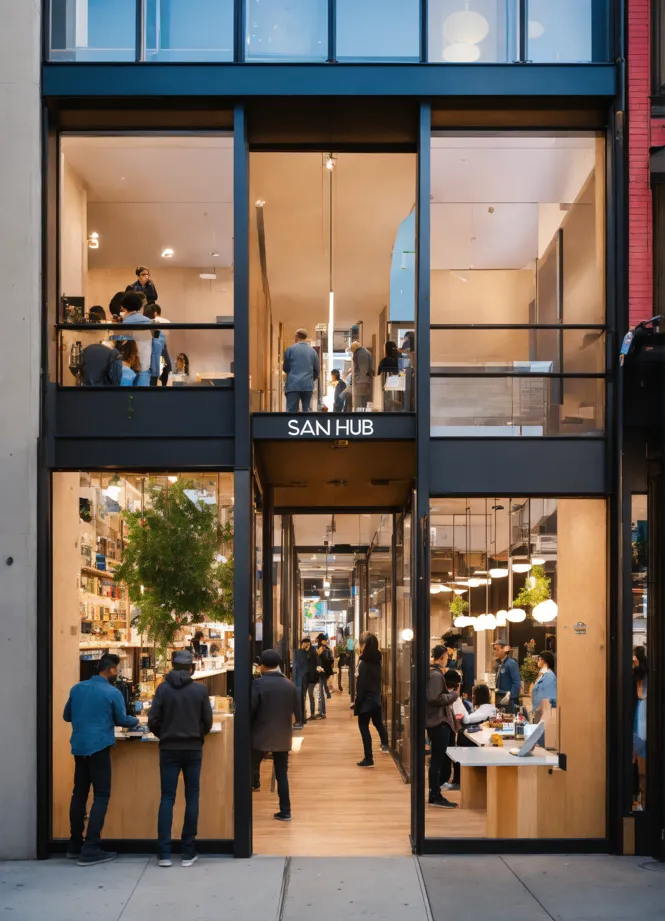Lexica - flagship store concept design
