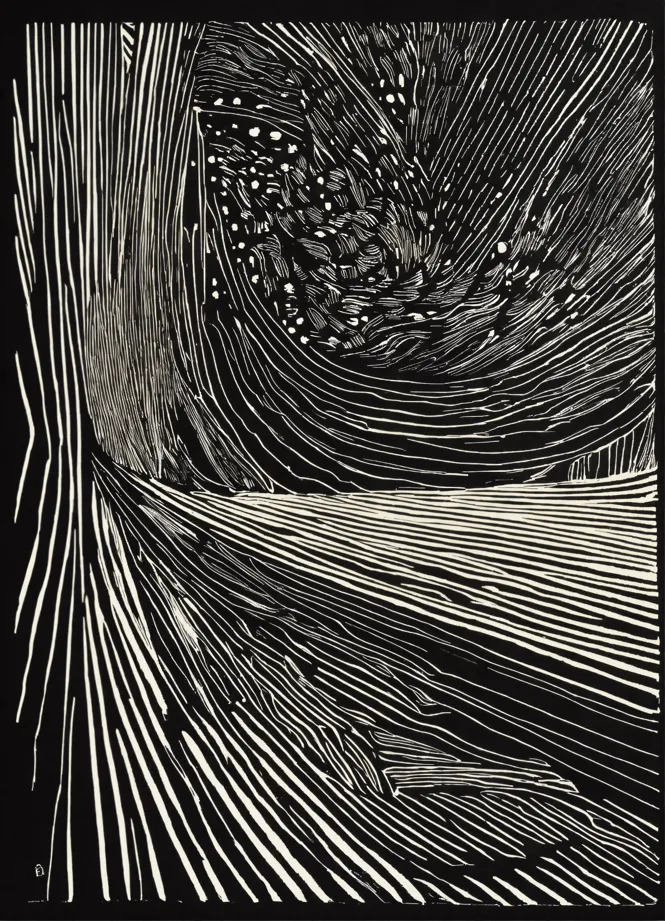 Lexica - linocut