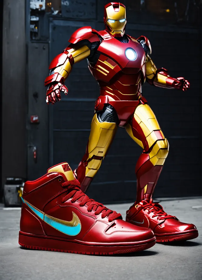 Iron man air jordan 1 on sale