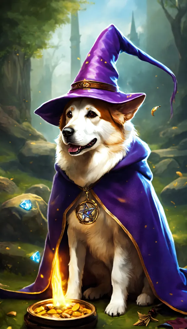 Lexica - dressed as a wizard