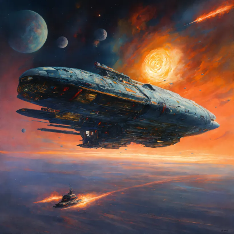 Star Wars Millennium Falcon Starship - Diamond Painting 