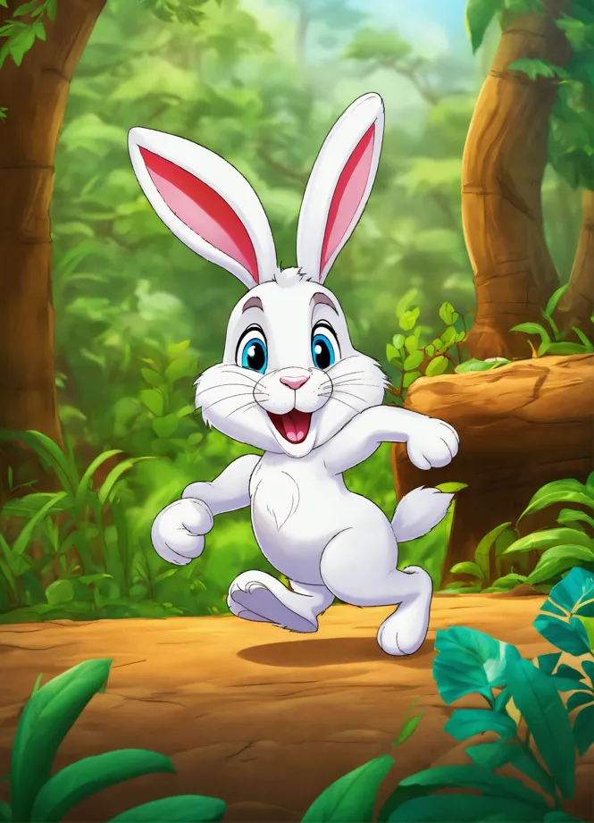 Lexica - bunny cartoon