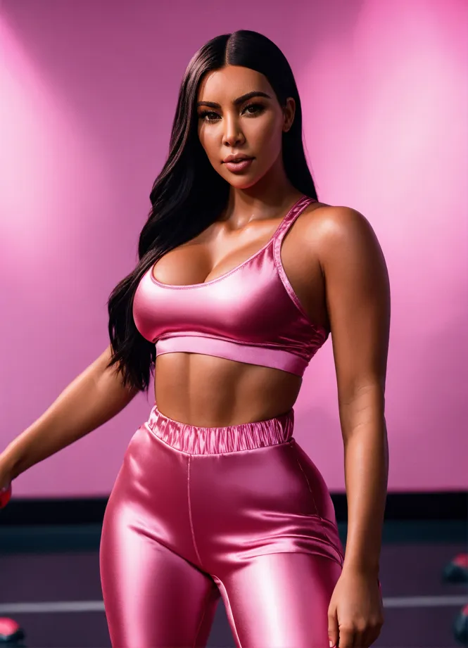 Lexica - shiny lycra sports bra