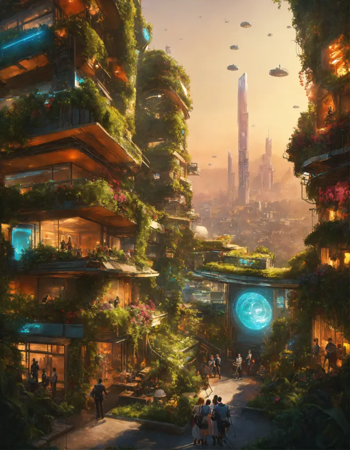 Lexica - Solarpunk city