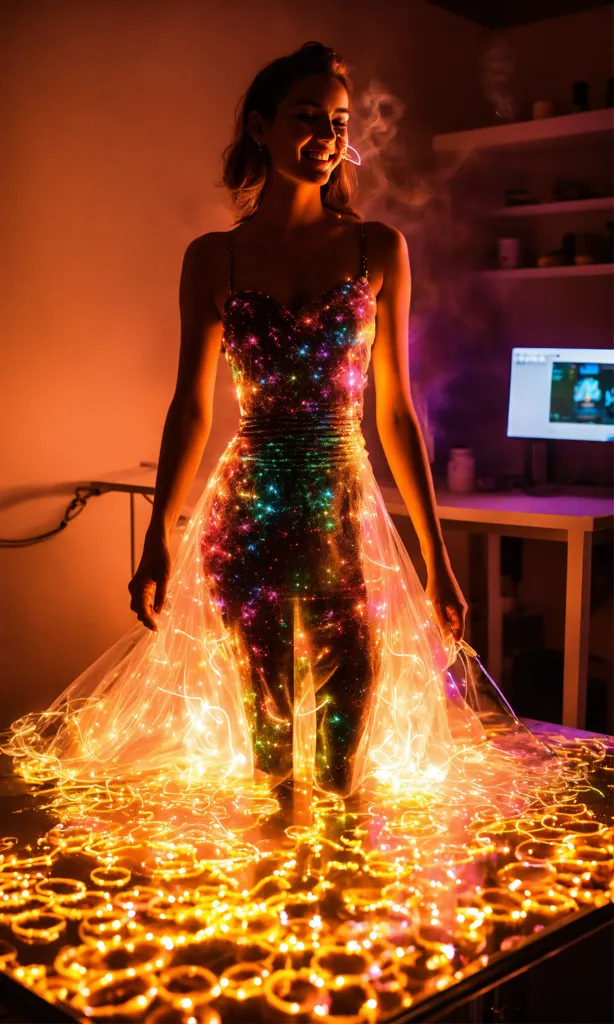 Glow in the dark galaxy clearance dress