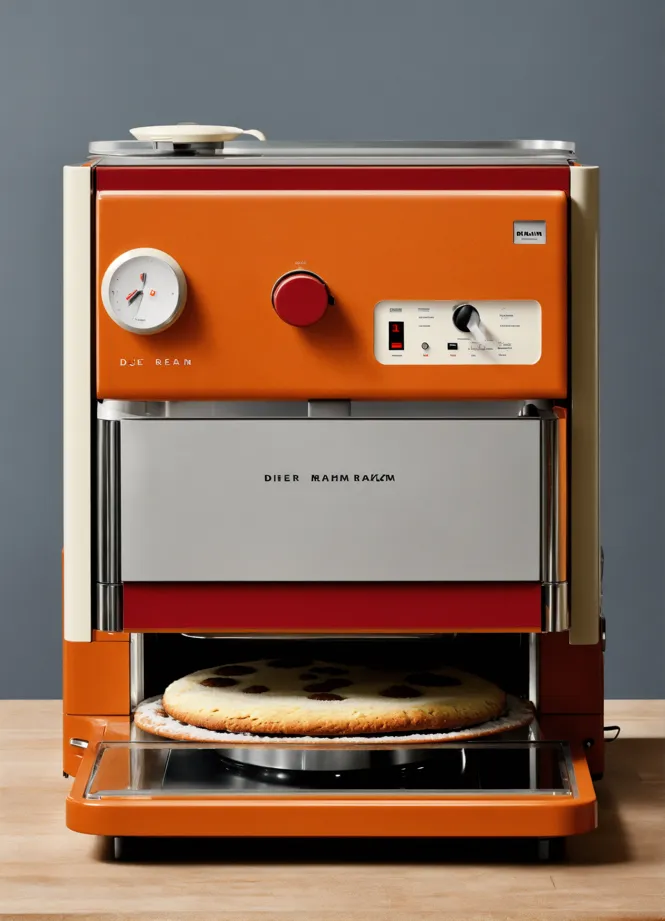 Lexica - A surreal coffee maker designed by Dieter Rams, BRAUN. Product ad  retro. stunning design.