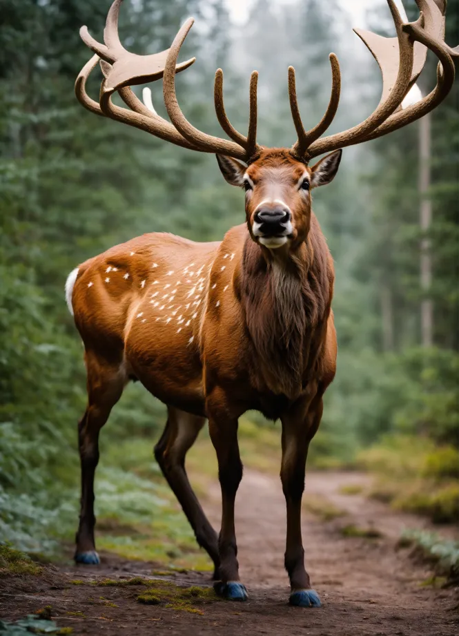 Deer antlers – a sometimes impressive sight!