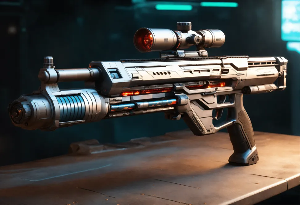 Lexica - cyberpunk kalashnikov assault rifle