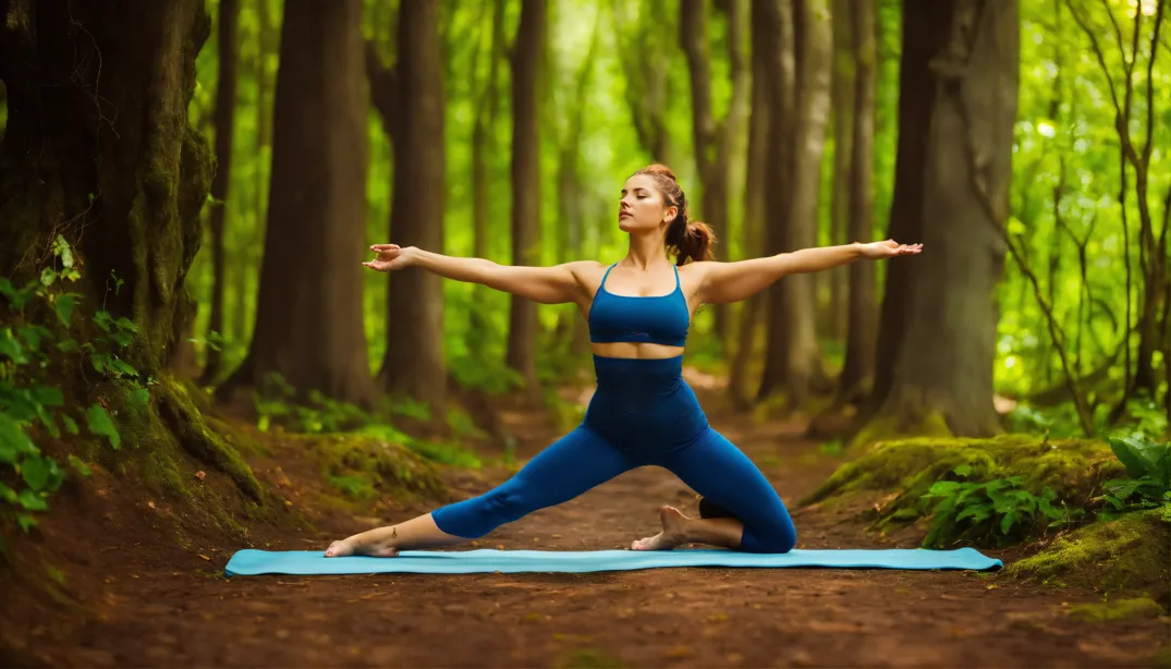 Lexica - Crying woman doing yoga
