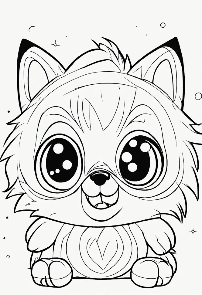 lps coloring pages fox