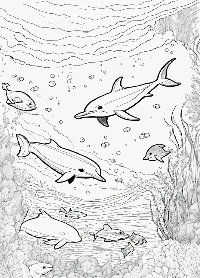 Coloring Books For Teens Relaxation: Dolphins & More: Advanced Ocean  Coloring Pages for Teenagers, Tweens, Older Kids, Boys & Girls, Underwater  Ocean (Paperback)