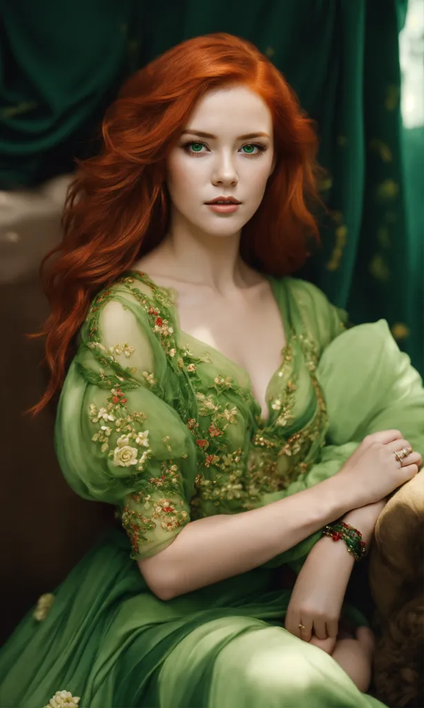 Lexica - Young north indian girl in a saree, christina hendricks, massive  downblouse, fit body, wearing saree, wearing kebama, vogue photoshoot,  maxi