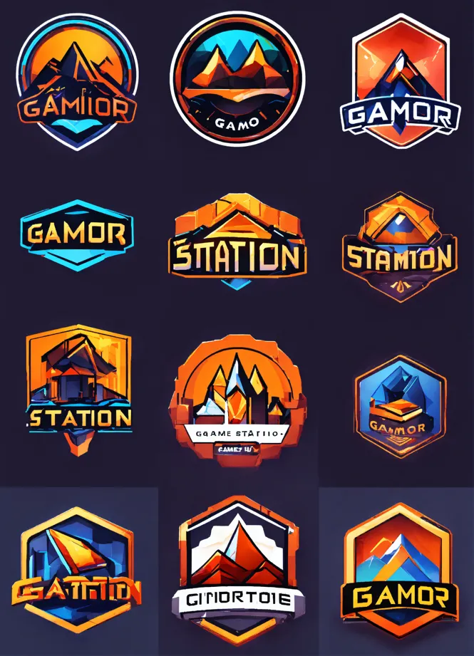 The Game Station Logo Design, The Game Station Logo Design