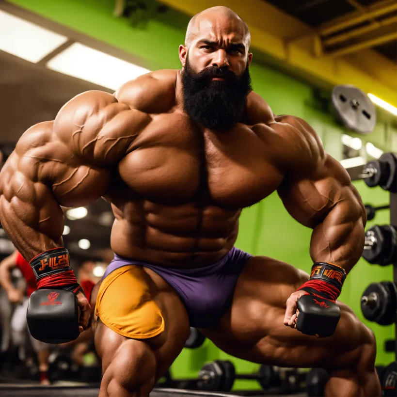 Lexica - big bodybuilder