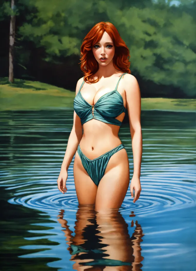 Lexica - christina hendricks in sports illustrated swimsuit edition