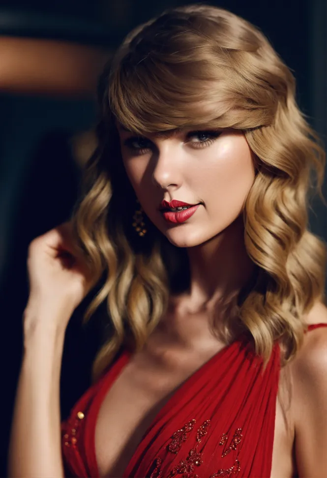 Lexica - Taylor swift, full body view, wearing in black bra, very detailed  4k quality super realistic