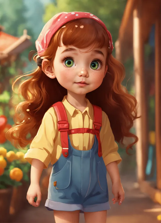 Little deals girl cartoon