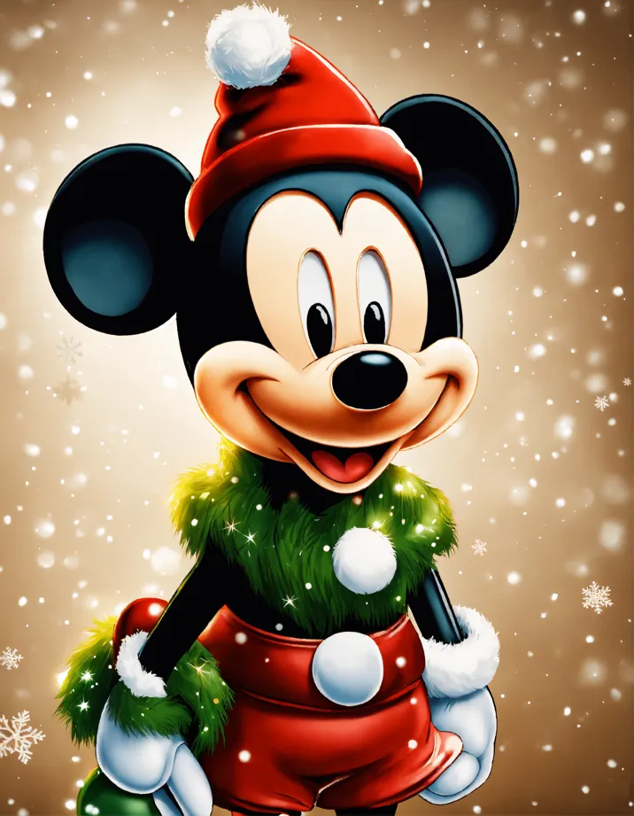 Boule à neige à paillettes Disney Originals Mickey Mouse