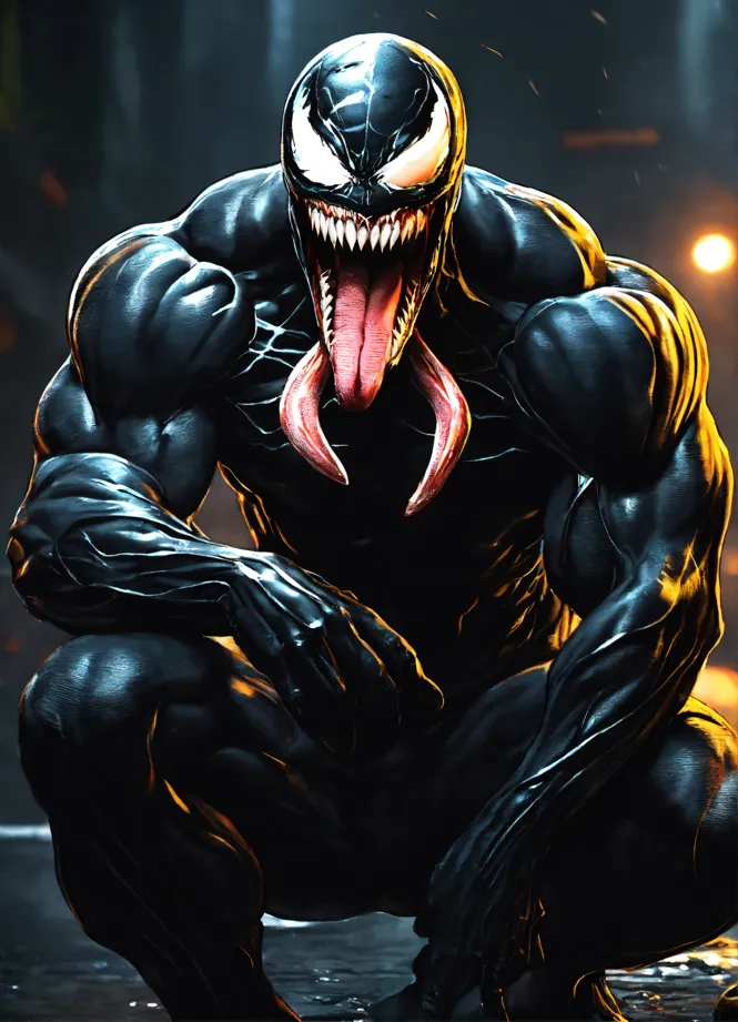 Lexica - black venom symbiote tentacles