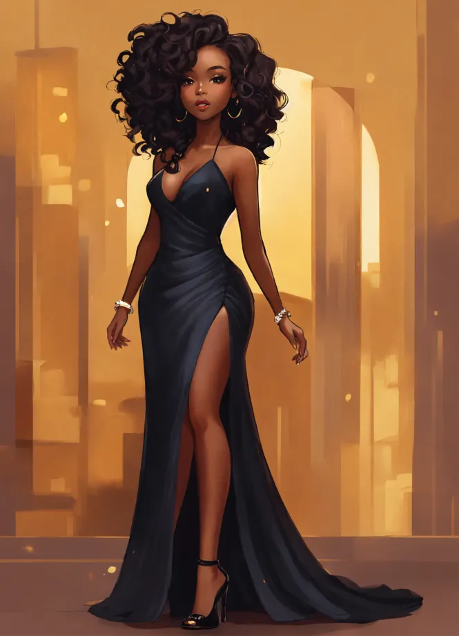 Lexica black dress