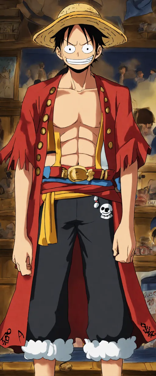 Chapéu Luffy One Piece Cosplay 2020 Pirata Verão Anime
