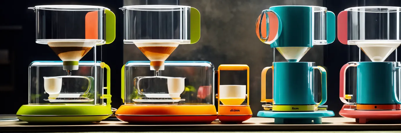 Lexica - A surreal coffee maker designed by Dieter Rams. Product