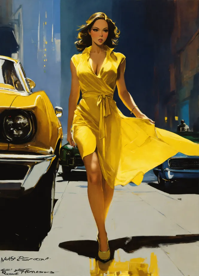 Mission impossible hotsell yellow dress