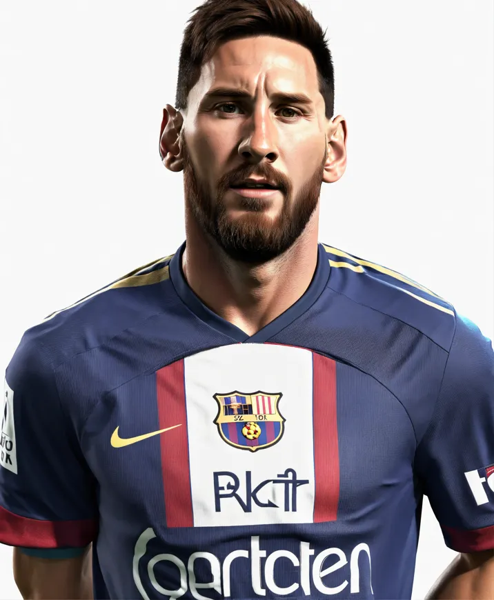 Lexica - Full body 3d render of funko pop Lionel Messi with