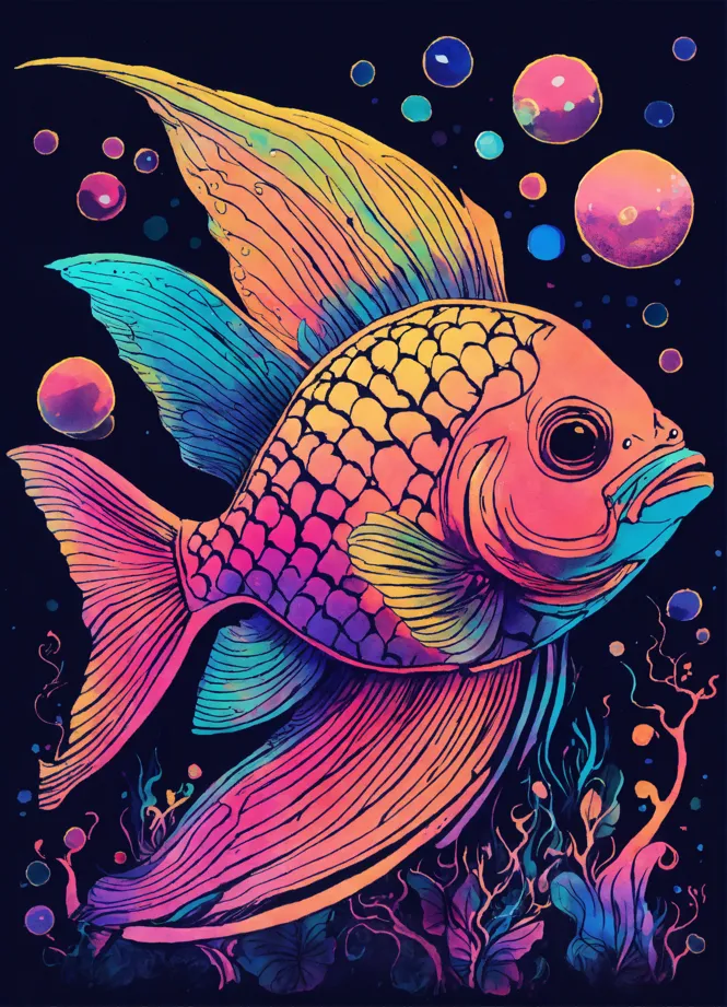 Lexica - the beautiful and colourful fish