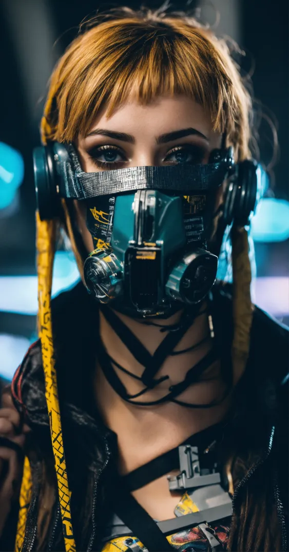 Lexica - cyberpunk gas mask